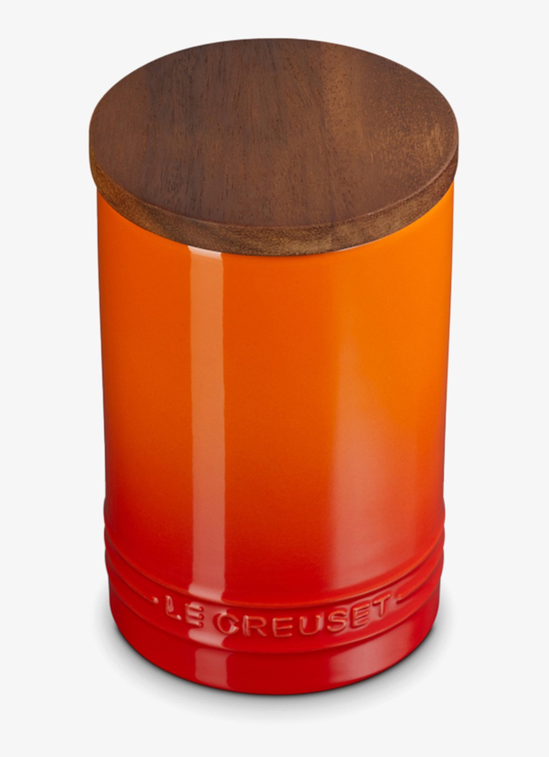 Le Creuset Signature voorraadpot 77 cl - voorkant 3 oranjerood