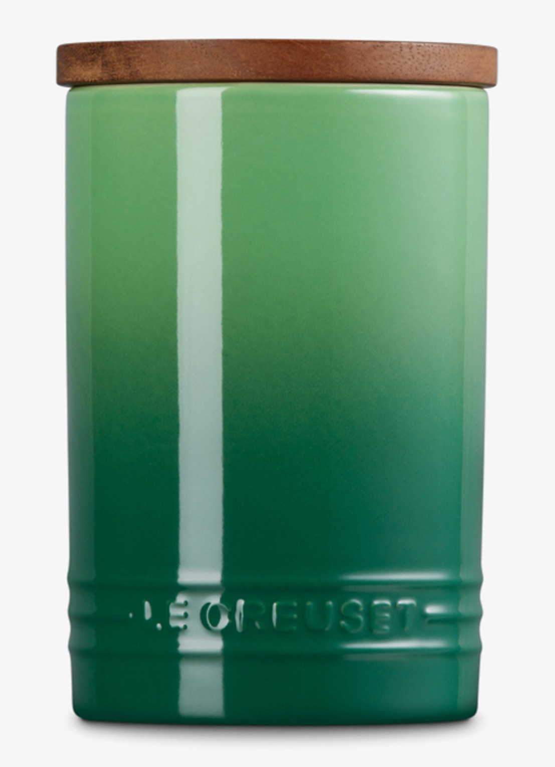 Le Creuset Signature voorraadpot 77 cl - achterkant 6 groen