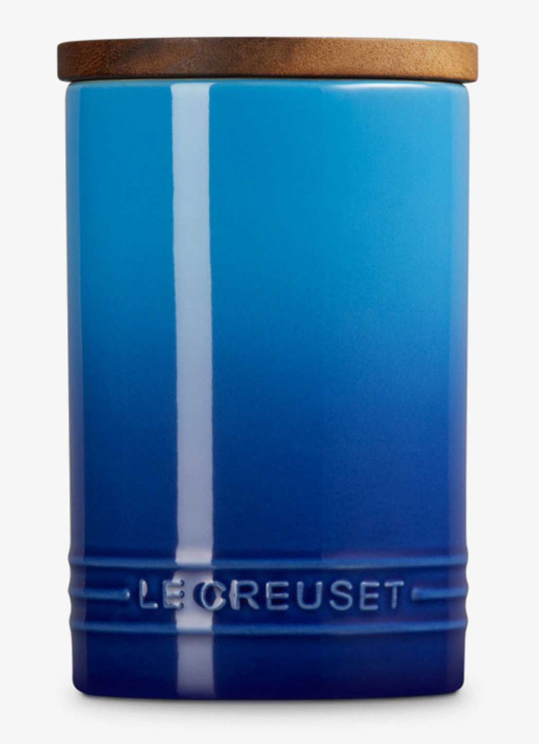 Le Creuset Signature voorraadpot 77 cl - achterkant 6 royalblauw