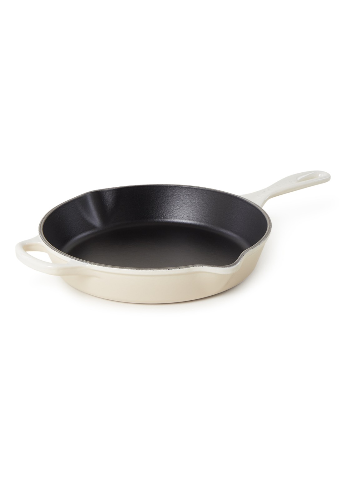 Le Creuset Skillet koekenpan Ø26 cm - voorkant 2 meringue / beige