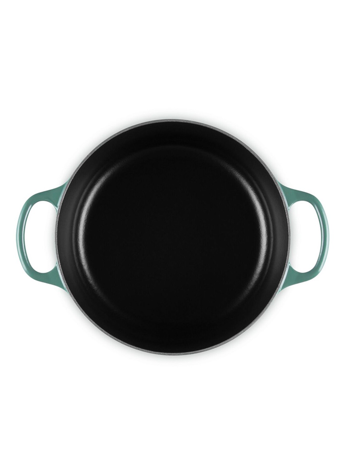 Le Creuset Wicked Elphaba braadpan 24 cm - limited edition - detail 5 donkergroen
