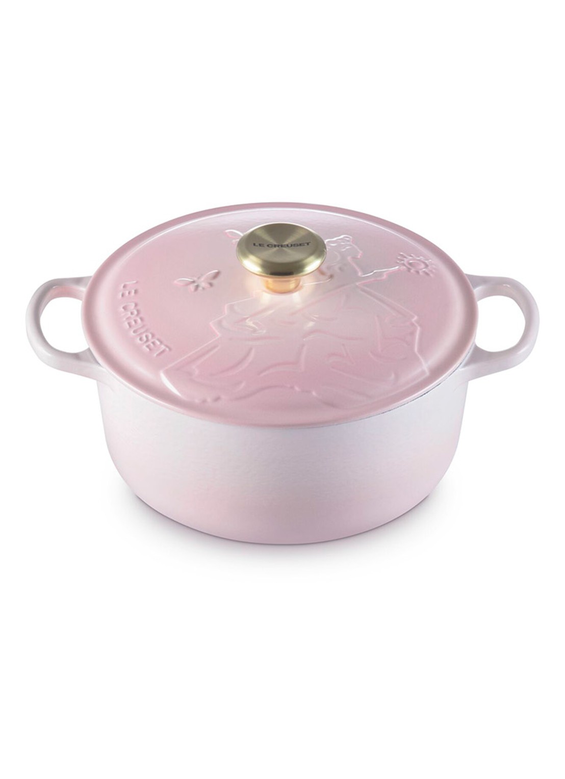 Le Creuset Wicked Glinda braadpan 24 cm - detail 2 lichtroze