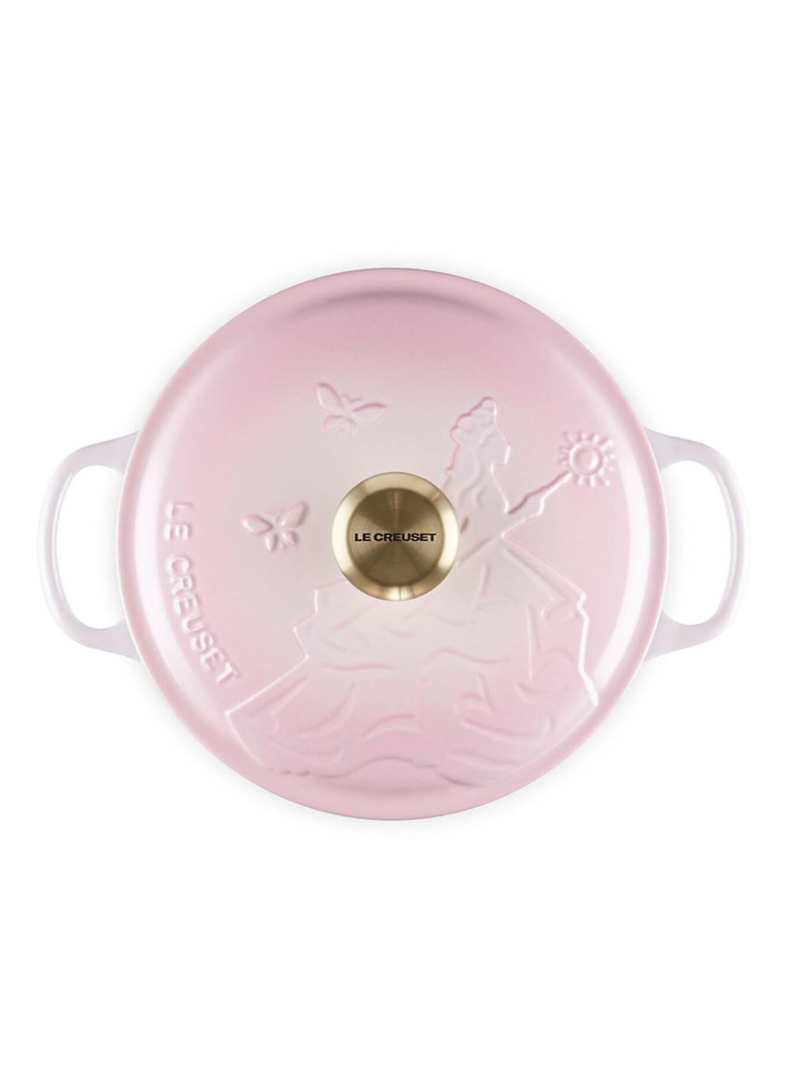 Le Creuset Wicked Glinda braadpan 24 cm - voorkant 5 lichtroze