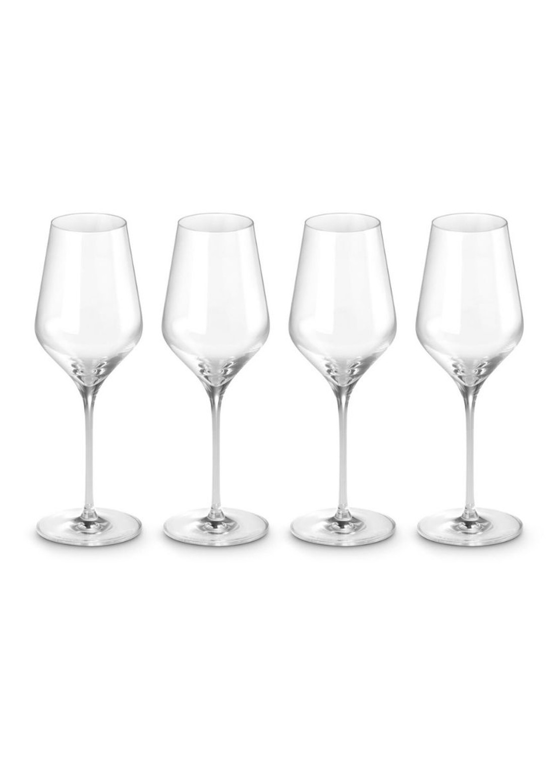 Le Creuset Witte wijnglas set van 4 - voorkant transparant