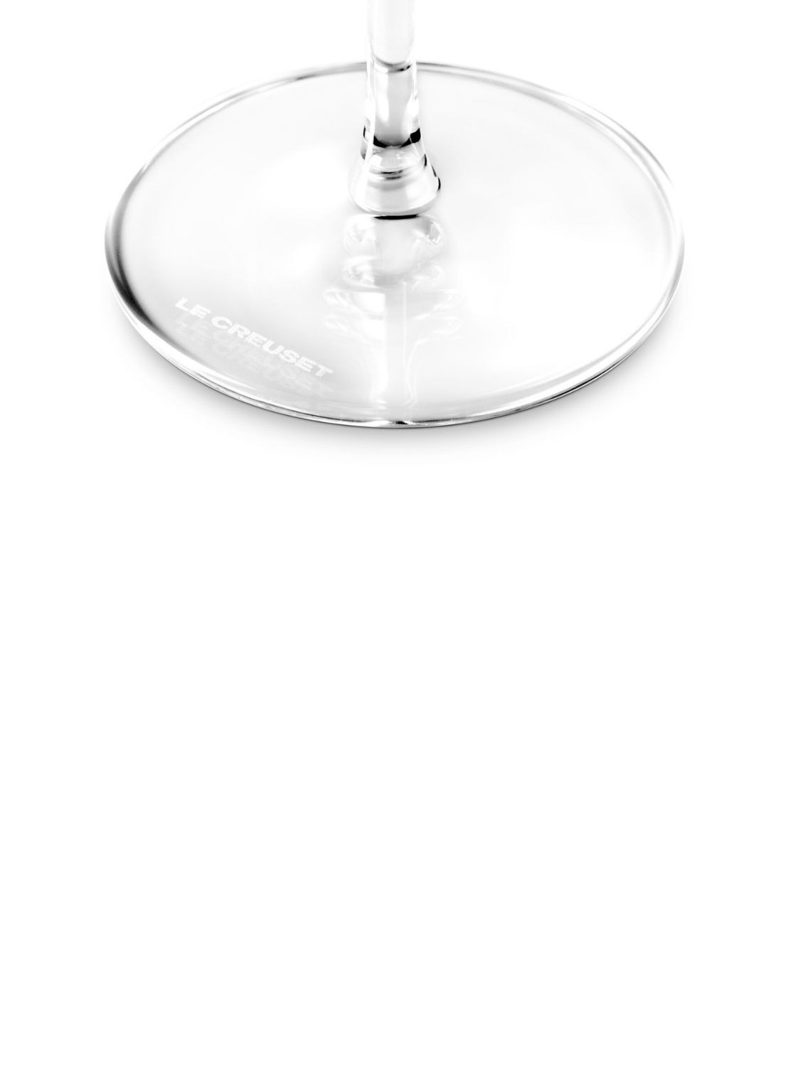 Le Creuset Witte wijnglas set van 4 - voorkant 2 transparant