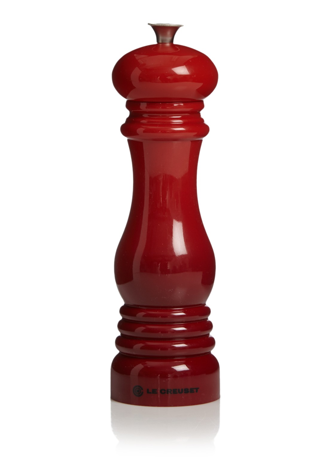 Le Creuset Zoutmolen 20 cm - voorkant kersenrood / rood
