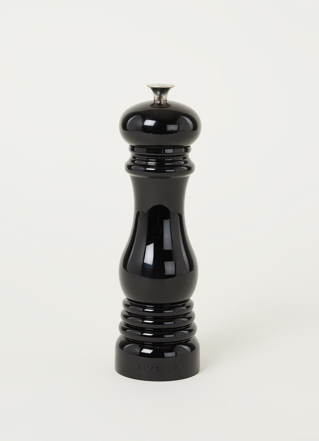 Le Creuset Zoutmolen 20 cm - voorkant 2 ebbenzwart / zwart