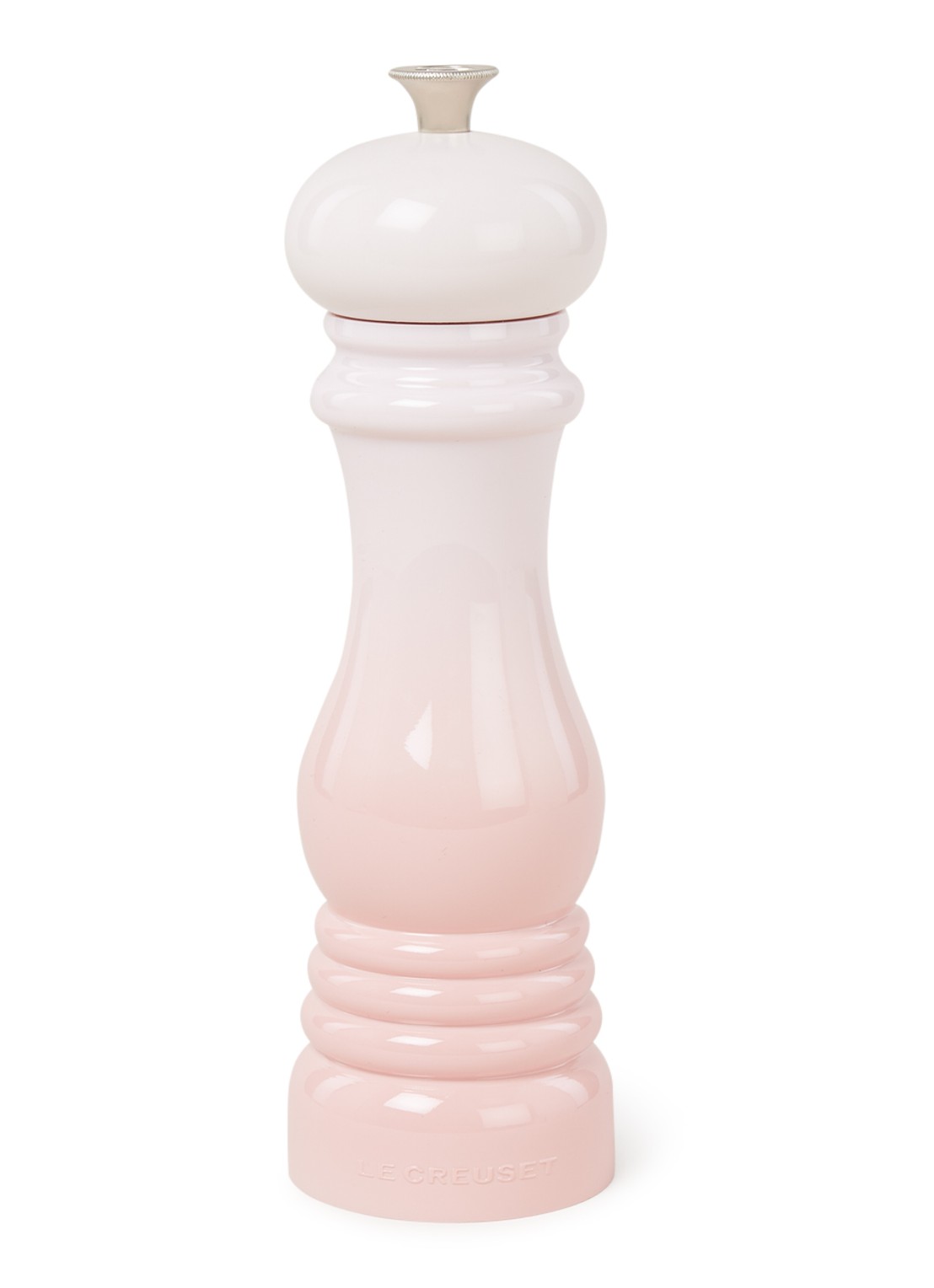 Le Creuset Zoutmolen 21 cm  - voorkant 2 shell pink / roze