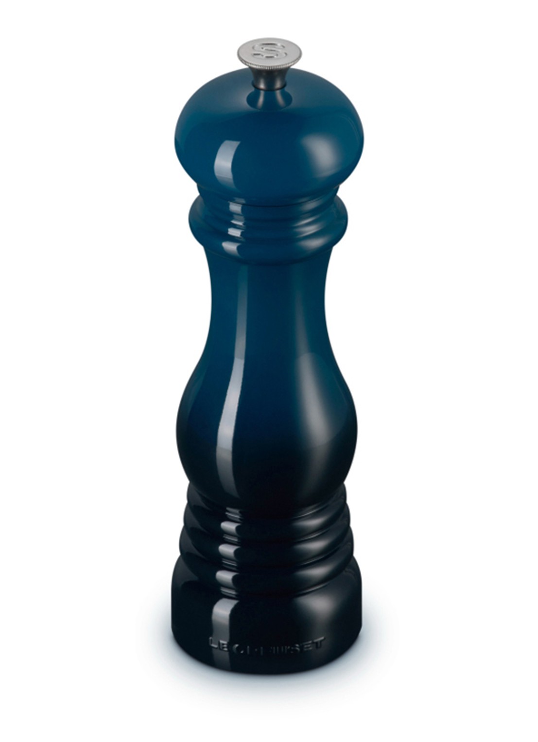 Le Creuset Zoutmolen 6 cm - voorkant 6 donkerblauw