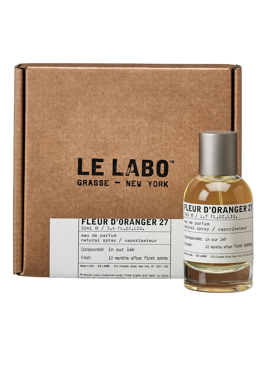 Le Labo Fleur d'Oranger 27 Eau de Parfum - voorkant 3 undefined