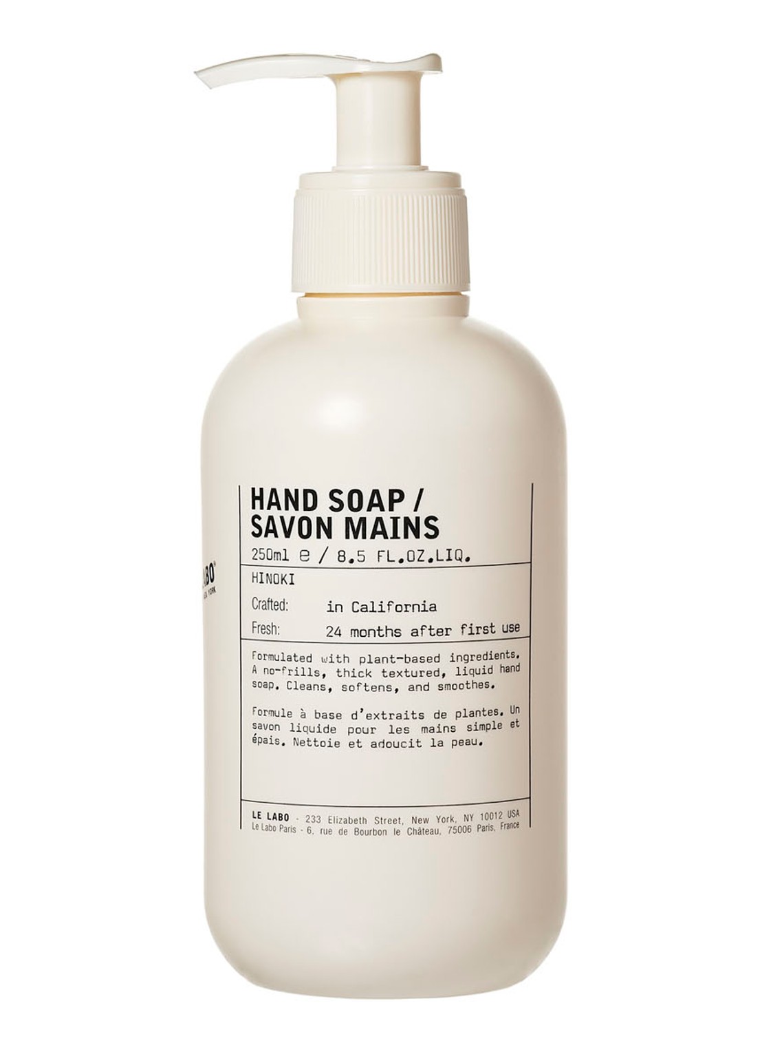 Le Labo Hinoki / Sea Buckthorn Hand Soap - handzeep - voorkant undefined