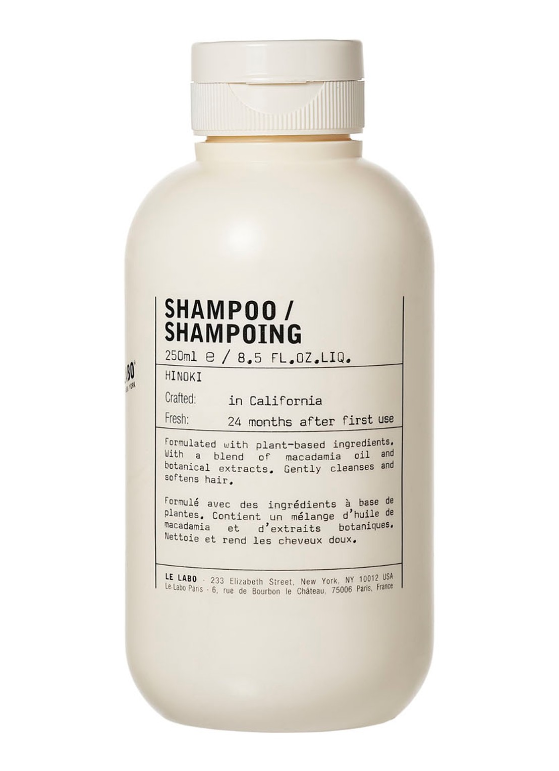 Le Labo Hinoki Shampoo - voorkant undefined