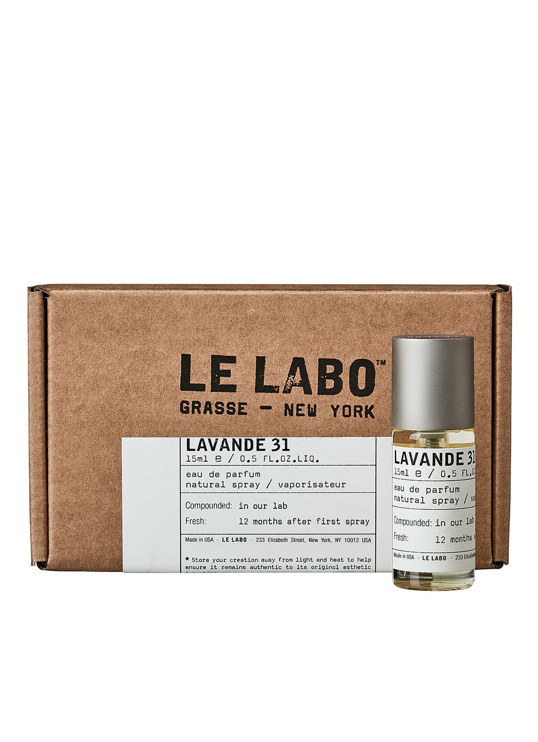 Le Labo Lavande 31 Eau De Parfum - travel size - voorkant 3 undefined