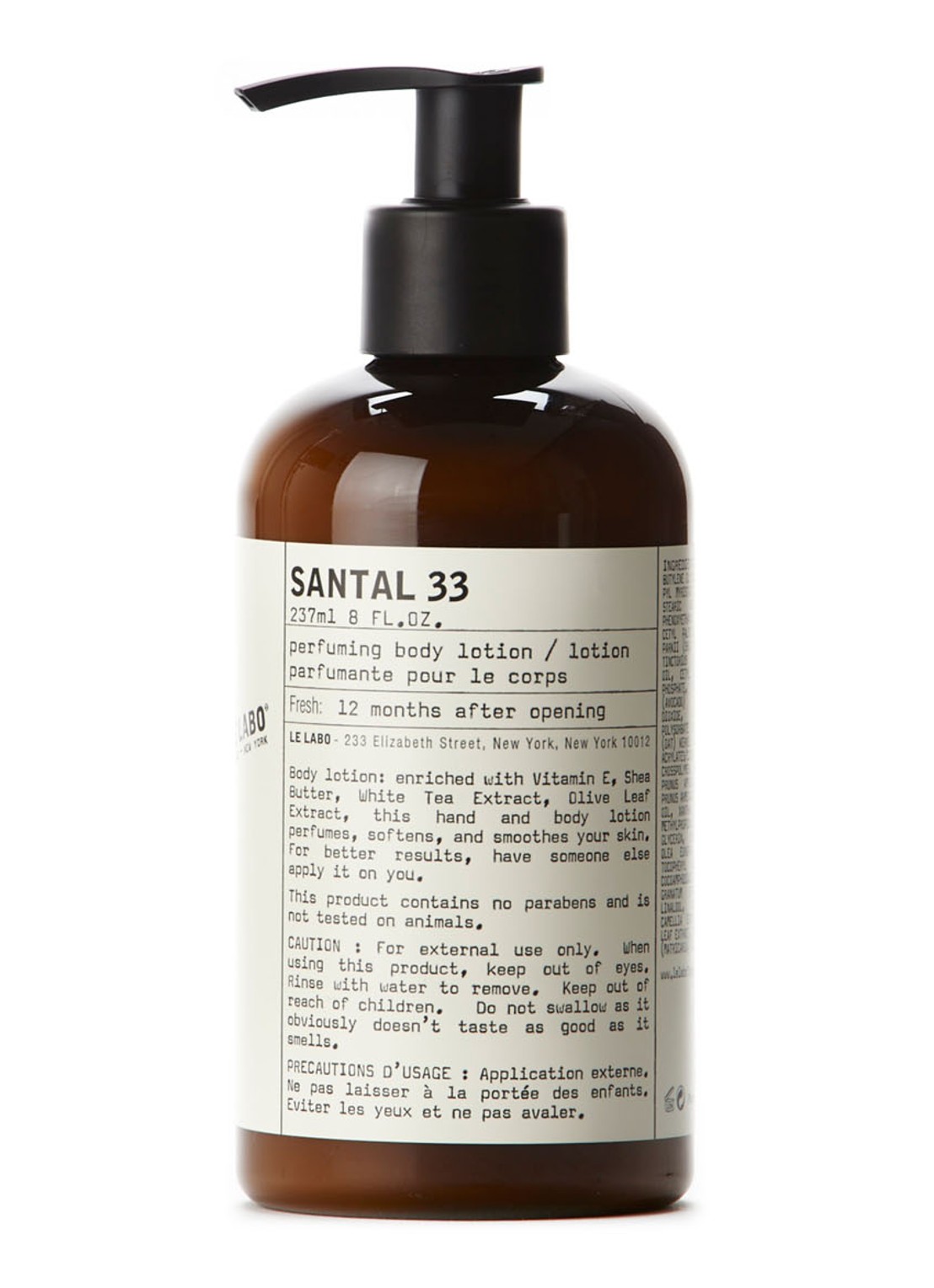 Le Labo Santal 33 hand- & bodylotion - voorkant 2 undefined