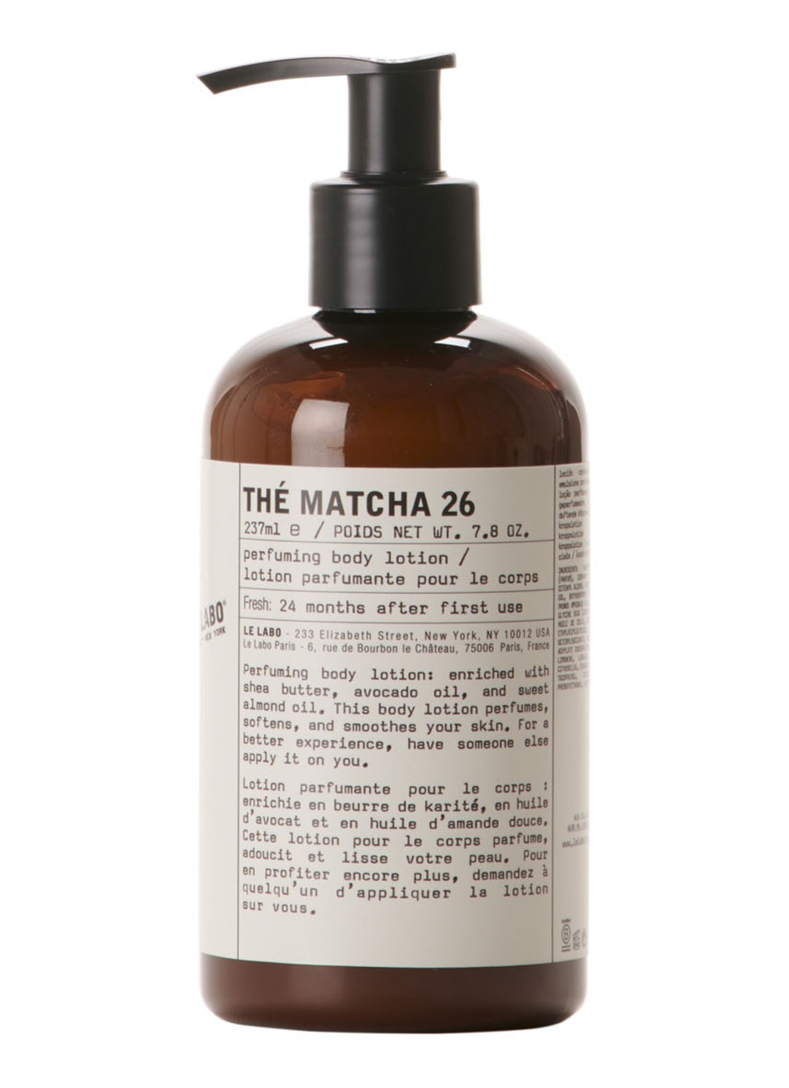 Le Labo Thé Matcha 26 hand- & bodylotion  - voorkant undefined