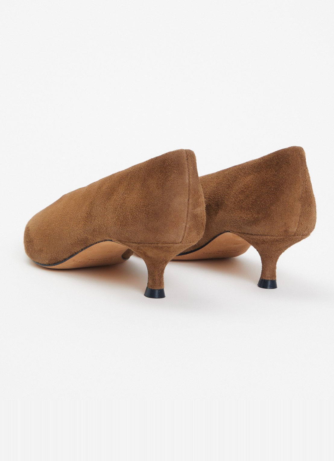 Le Monde Béryl Babouche pump van leer - achterkant 4 bruin