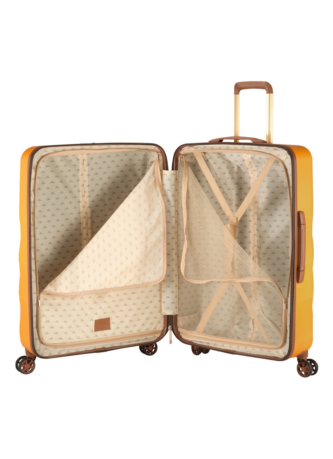 Le Sudcase Model One Poppy Orange M spinner 67 cm - detail 4 oranje
