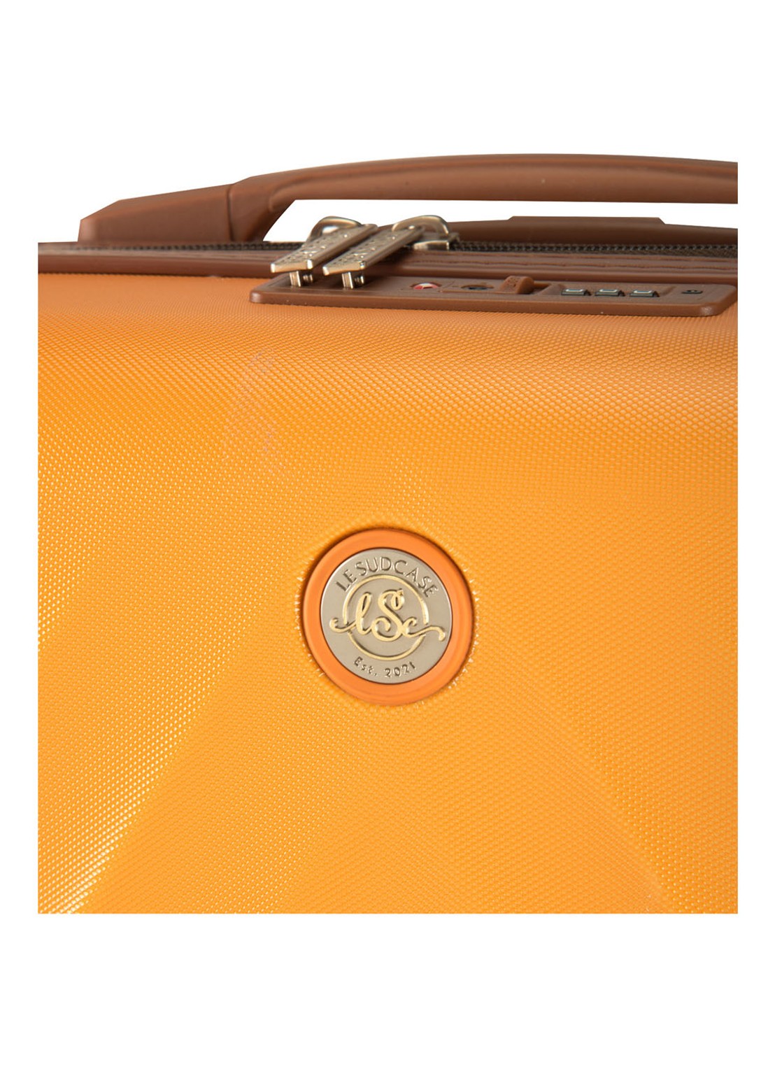 Le Sudcase Model One Poppy Orange M spinner 67 cm - detail 5 oranje
