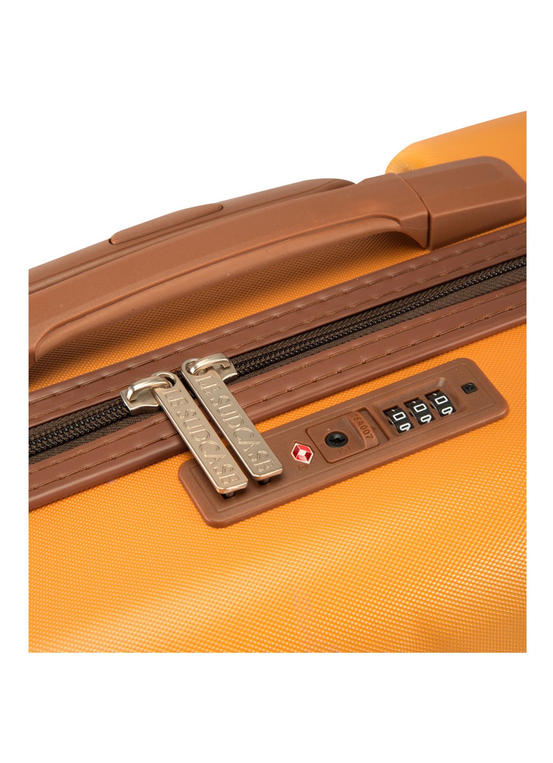 Le Sudcase Model One Poppy Orange M spinner 67 cm - detail 6 oranje