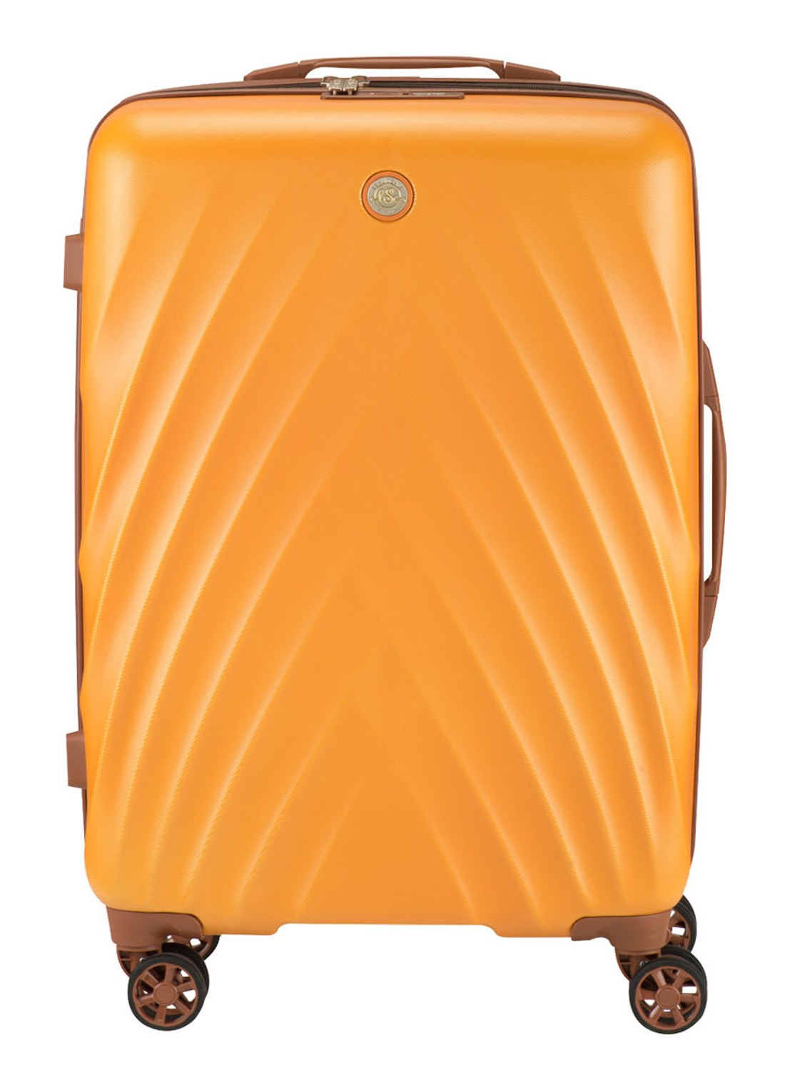 Le Sudcase Model One Poppy Orange M spinner 67 cm - voorkant oranje