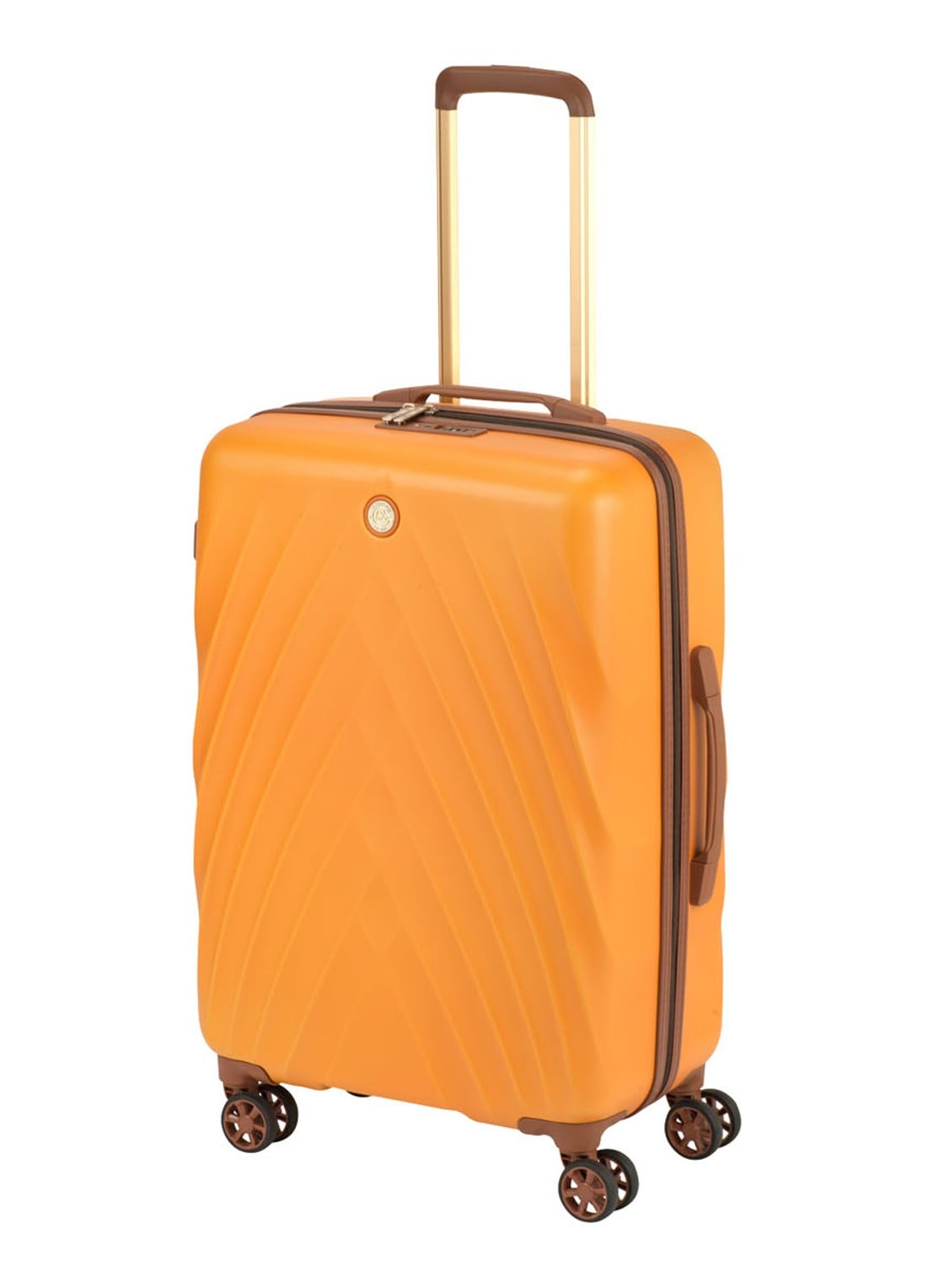 Le Sudcase Model One Poppy Orange M spinner 67 cm - voorkant 2 oranje