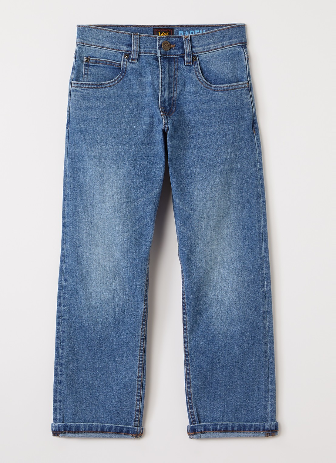 LEE Darren straight leg jeans met stretch - voorkant 2 indigo