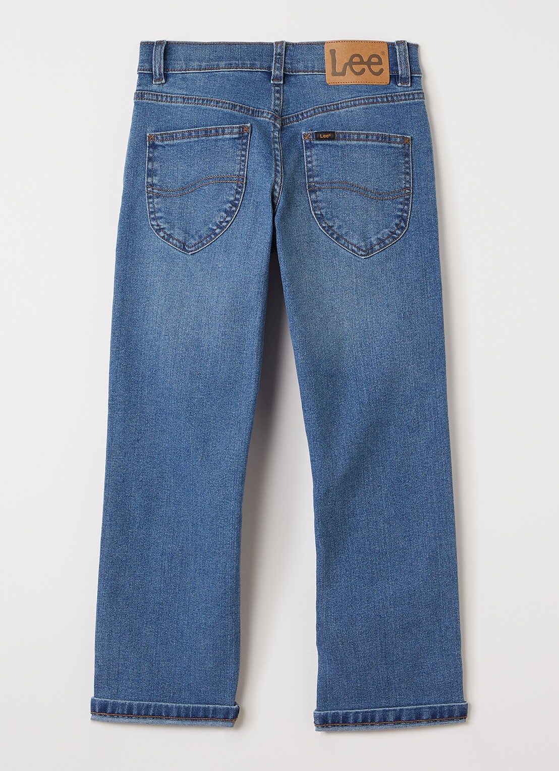 LEE Darren straight leg jeans met stretch - voorkant 3 indigo