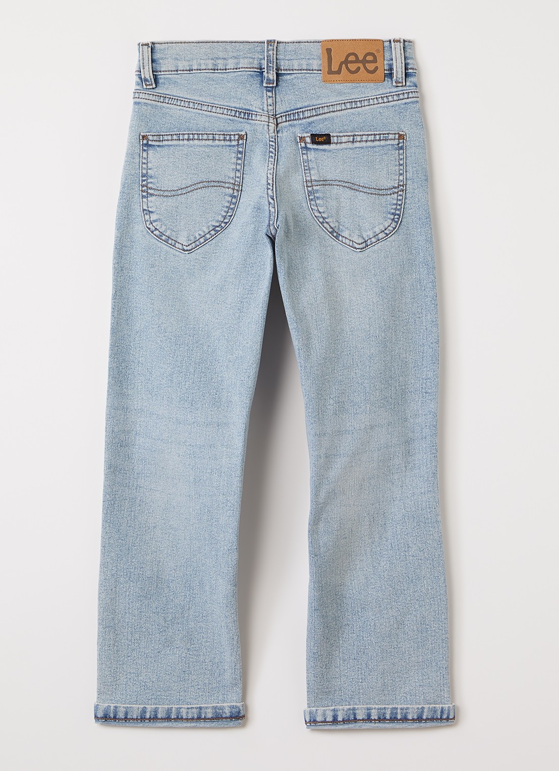 LEE Darren straight leg jeans met stretch - voorkant 2 lichtblauw