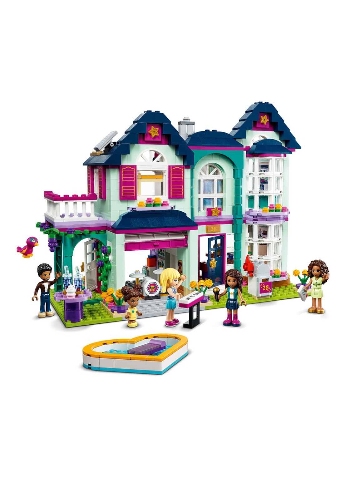 LEGO Andrea’s familiehuis - 41449 - voorkant 7 lichtgroen