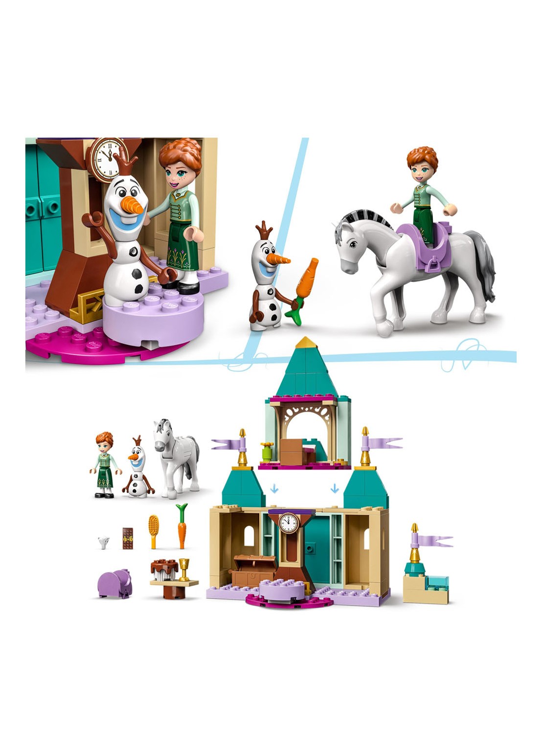 LEGO Anna en Olaf plezier in het kasteel - 43204 - detail 2 multicolor