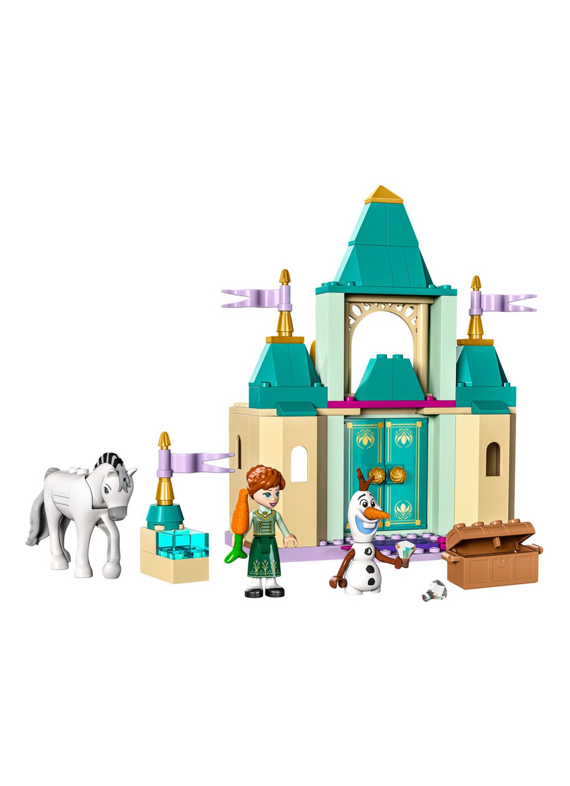 LEGO Anna en Olaf plezier in het kasteel - 43204 - voorkant 7 multicolor