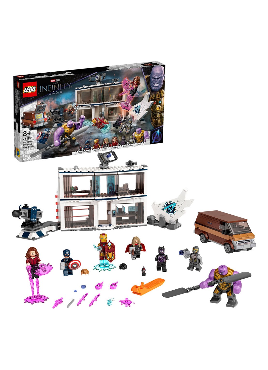 LEGO Avengers: Endgame Final Battle Set - 76192 - detail zwart