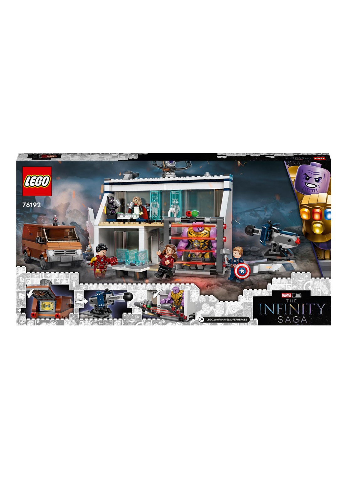 LEGO Avengers: Endgame Final Battle Set - 76192 - detail 5 zwart