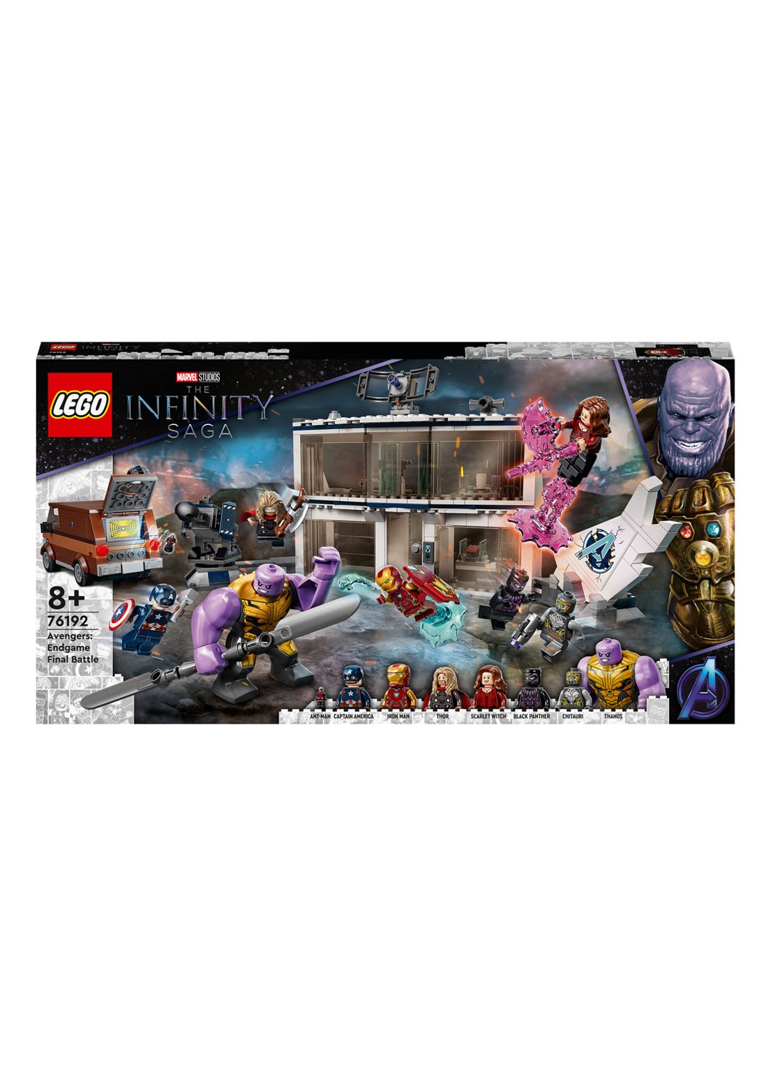 LEGO Avengers: Endgame Final Battle Set - 76192 - voorkant 6 zwart