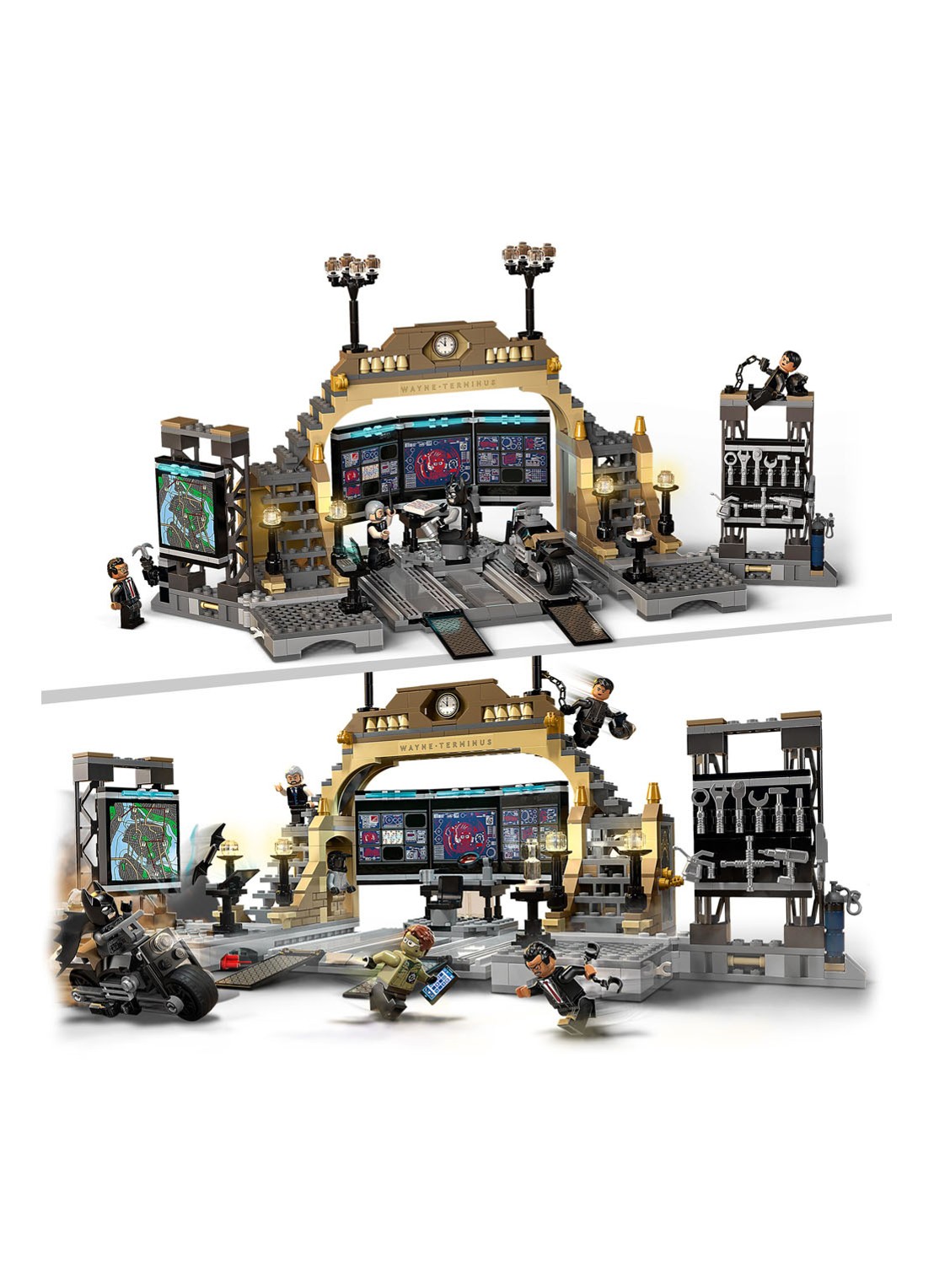 LEGO Batcave The Riddler Confrontatie bouwspeelgoed - 76183 - detail 3 multicolor