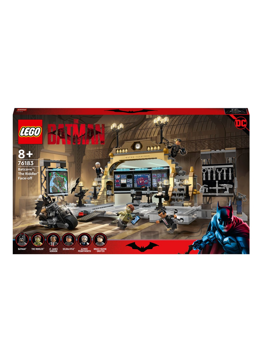 LEGO Batcave The Riddler Confrontatie bouwspeelgoed - 76183 - voorkant 6 multicolor