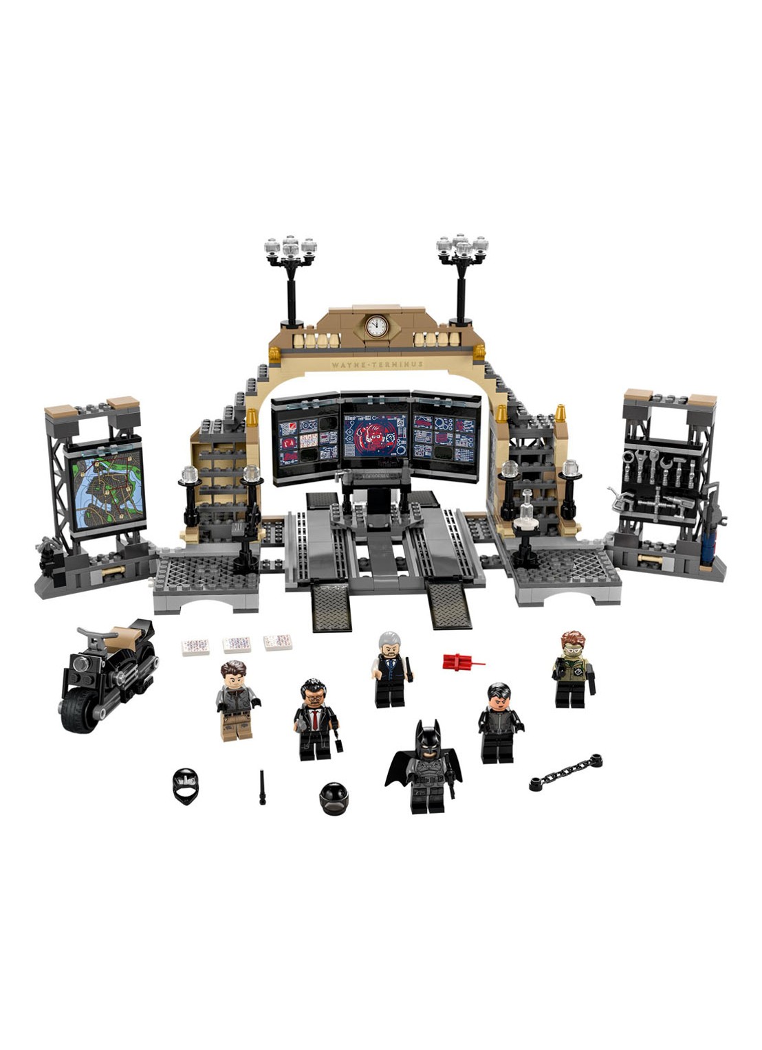 LEGO Batcave The Riddler Confrontatie bouwspeelgoed - 76183 - voorkant 7 multicolor