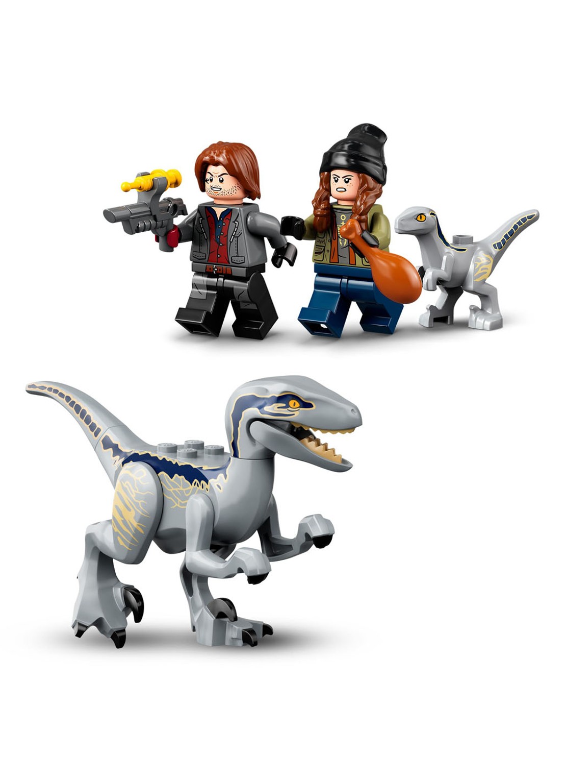 LEGO Blue & Beta velociraptorvangst - bouwset 76946 - detail 5 multicolor