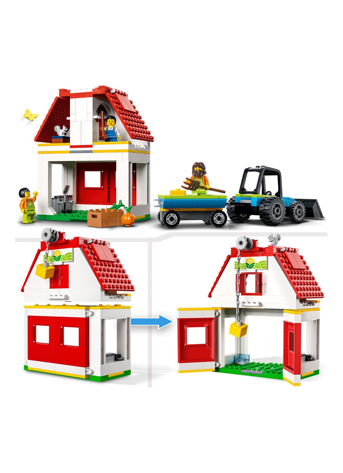 LEGO Boerderij schuur en boerderijdieren - 60346 - detail 4 multicolor