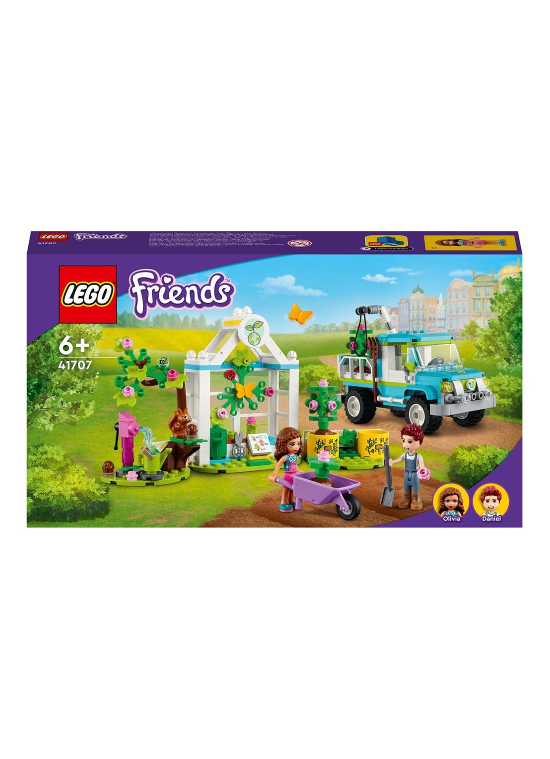 LEGO Bomenplantwagen bouwspeelgoed - 41707 - voorkant multicolor