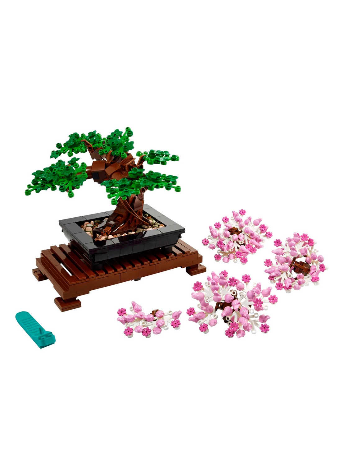 LEGO Bonsaiboompje - 10281 - voorkant 7 bruin