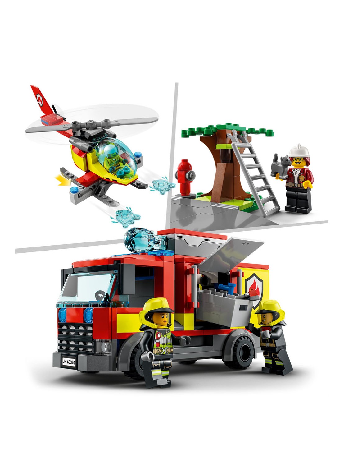 LEGO Brandweerkazerne bouwspeelgoed - 60320 - detail 4 multicolor