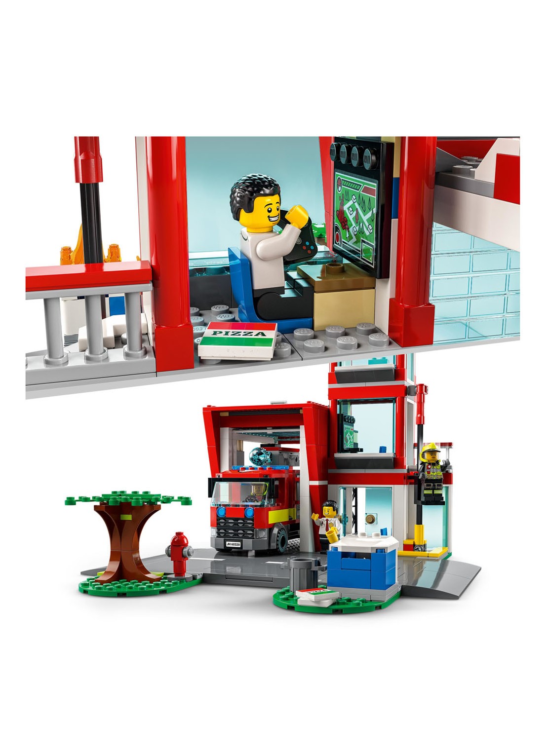 LEGO Brandweerkazerne bouwspeelgoed - 60320 - detail 7 multicolor