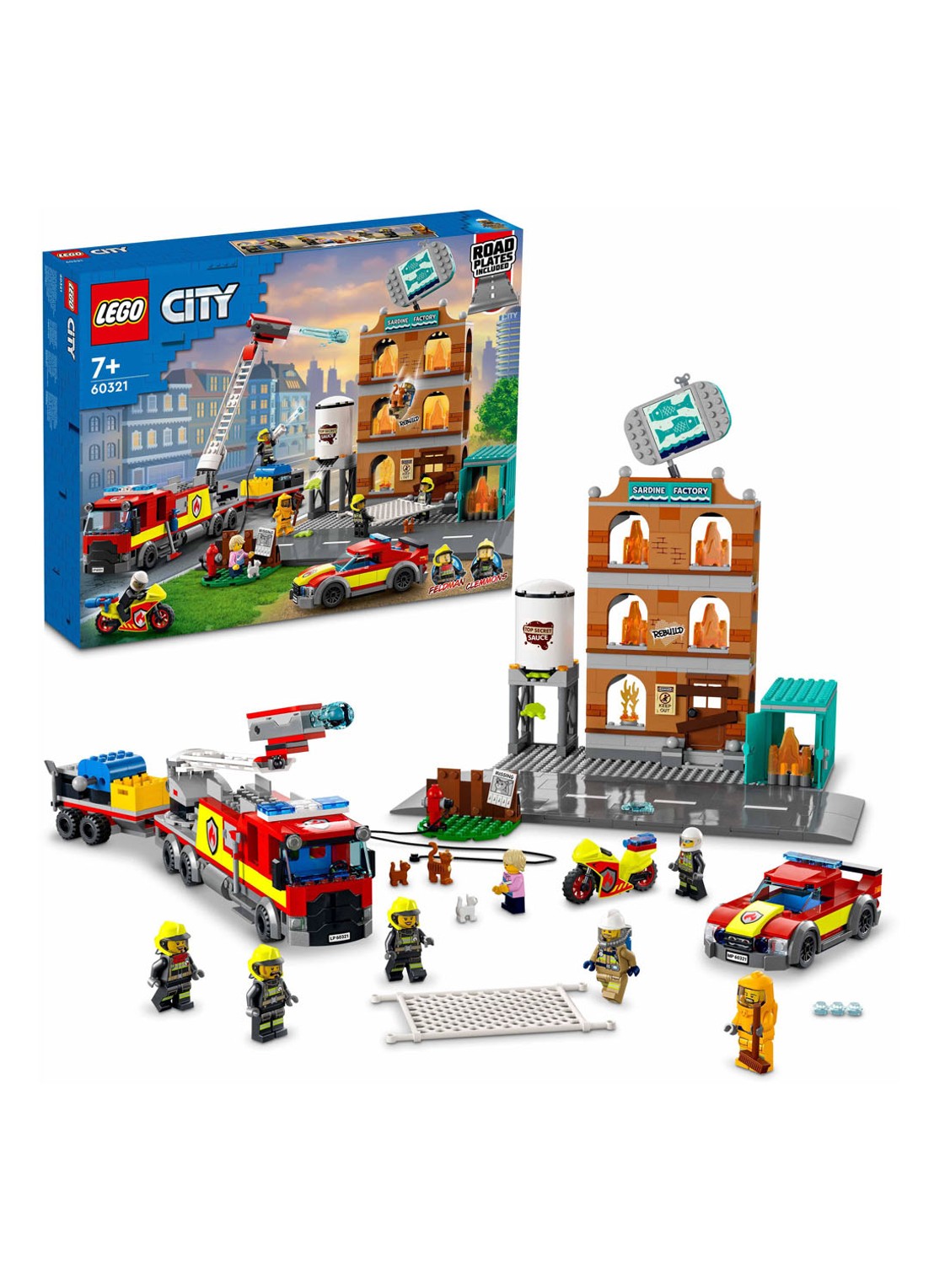LEGO Brandweerteam - 60321 - detail multicolor
