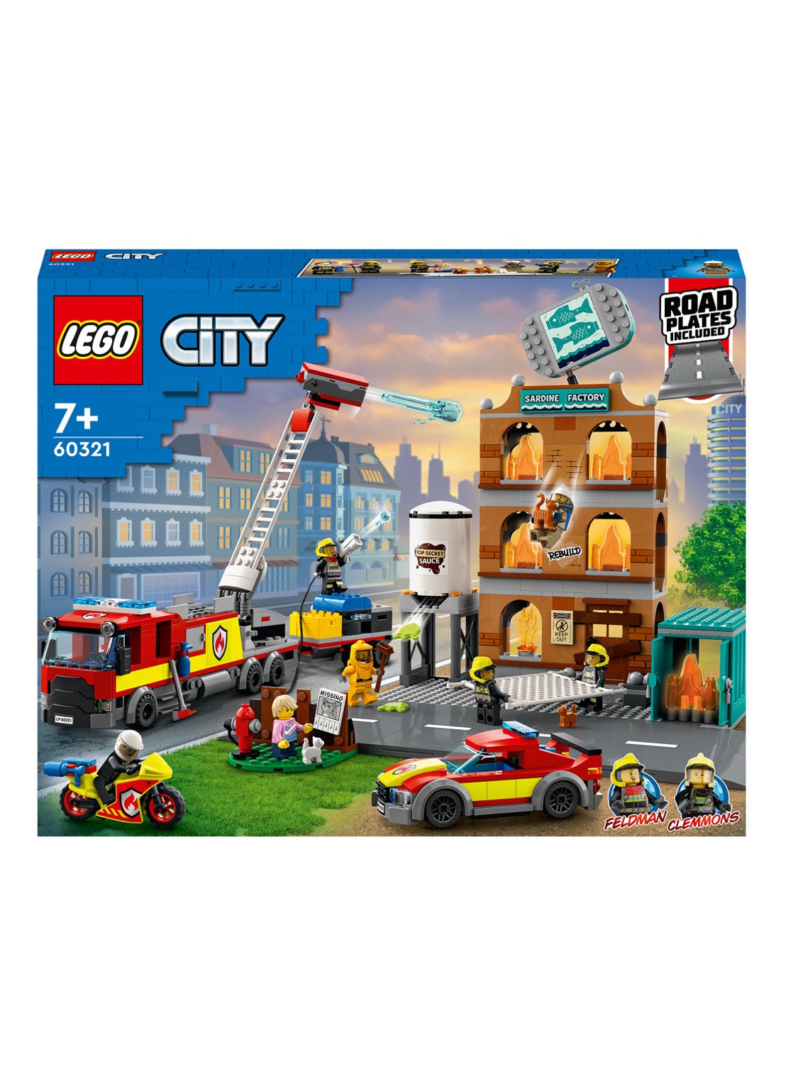 LEGO Brandweerteam - 60321 - voorkant 6 multicolor