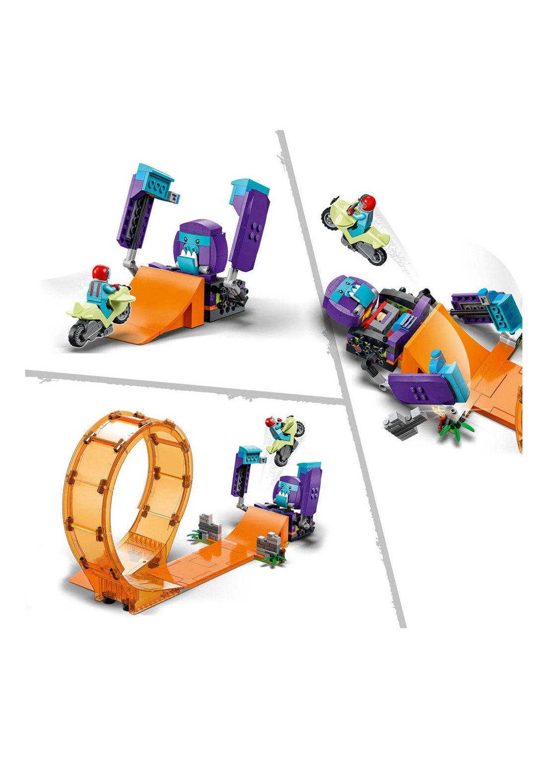 LEGO Chimpansee stuntlooping - bouwset 60338 - detail 3 multicolor