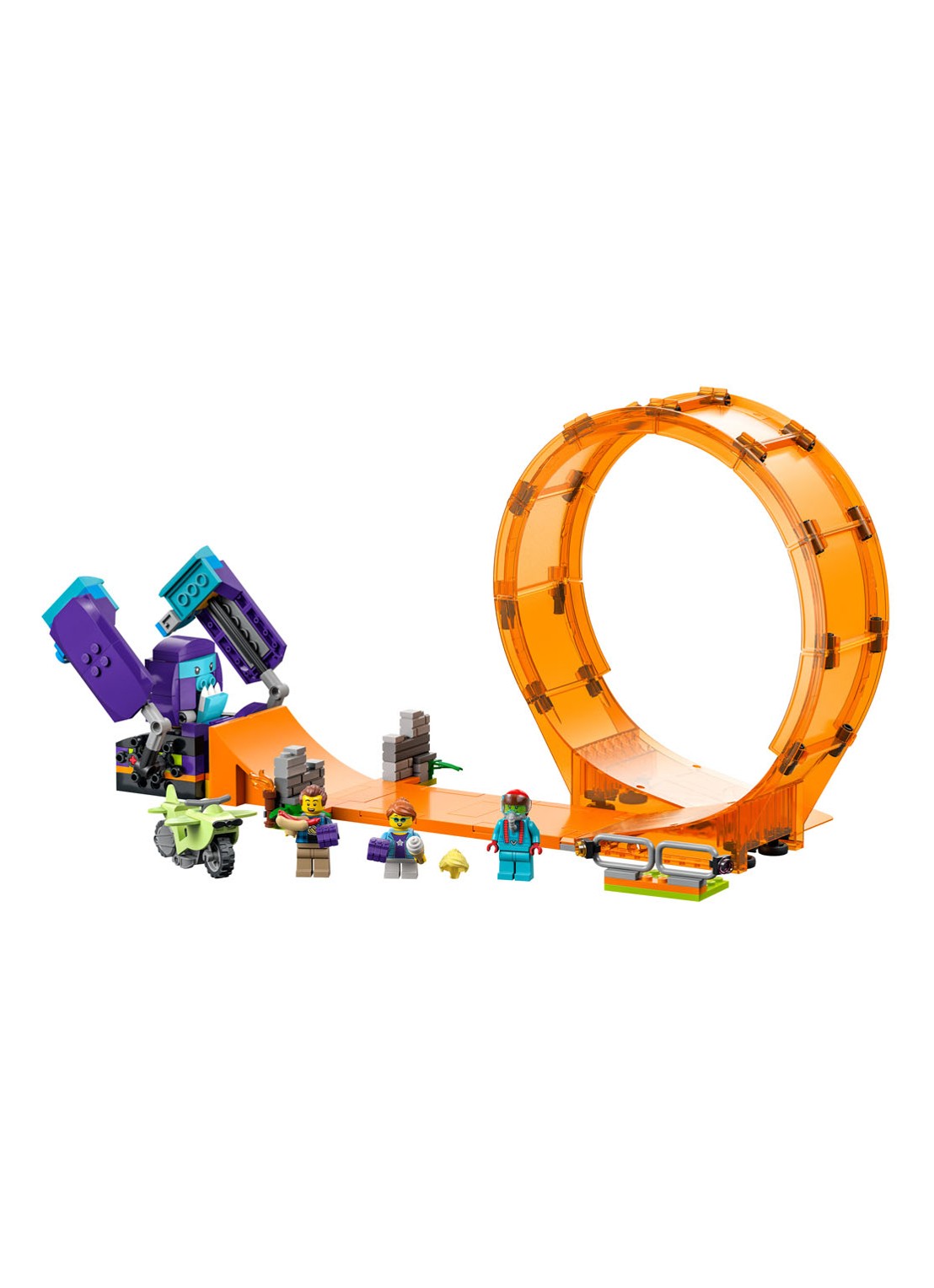 LEGO Chimpansee stuntlooping - bouwset 60338 - voorkant 6 multicolor