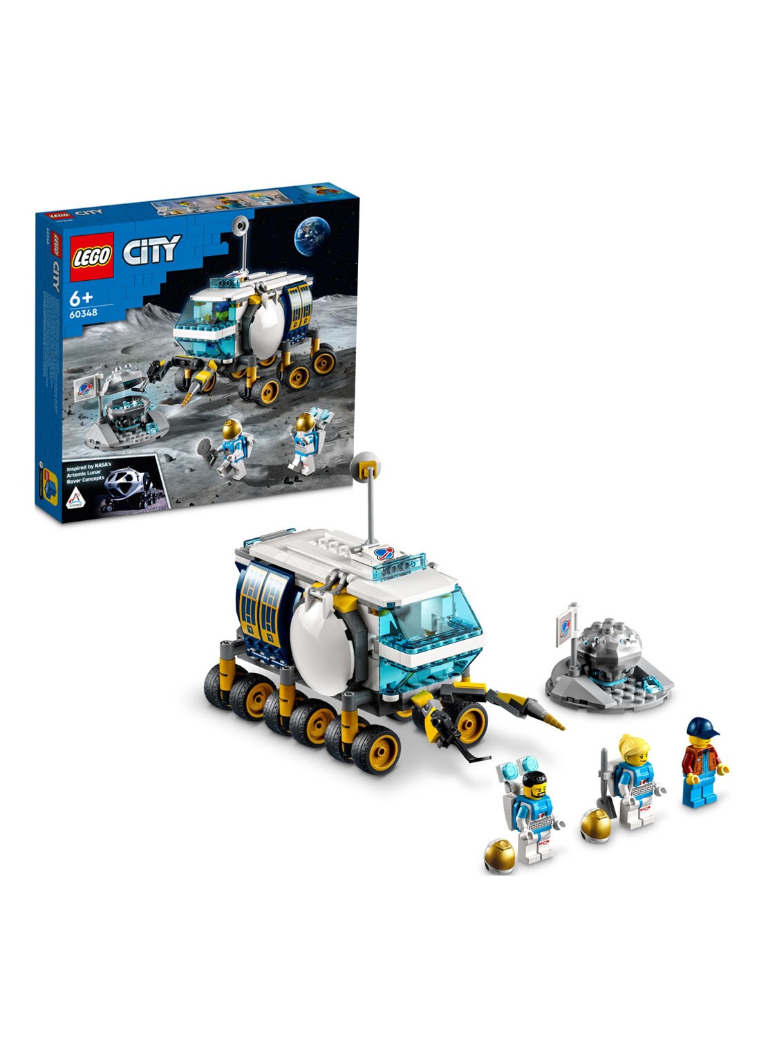 LEGO City maanwagen Ruimteset - 60348 - detail multicolor