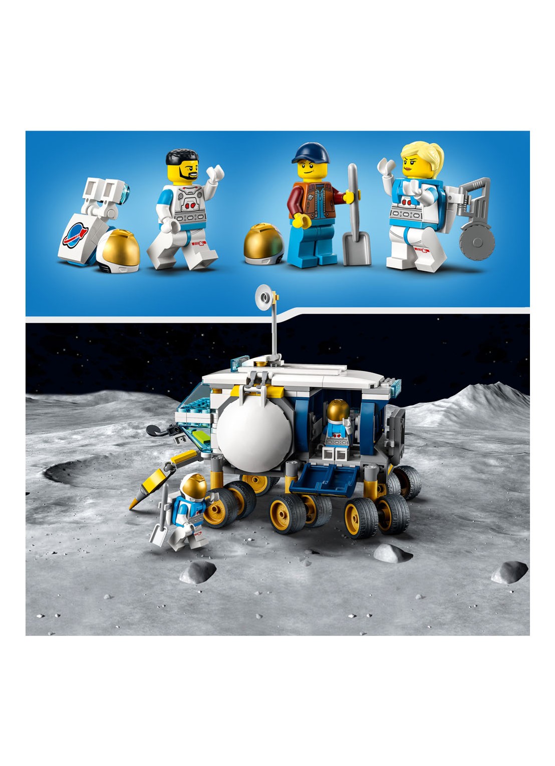 LEGO City maanwagen Ruimteset - 60348 - detail 3 multicolor