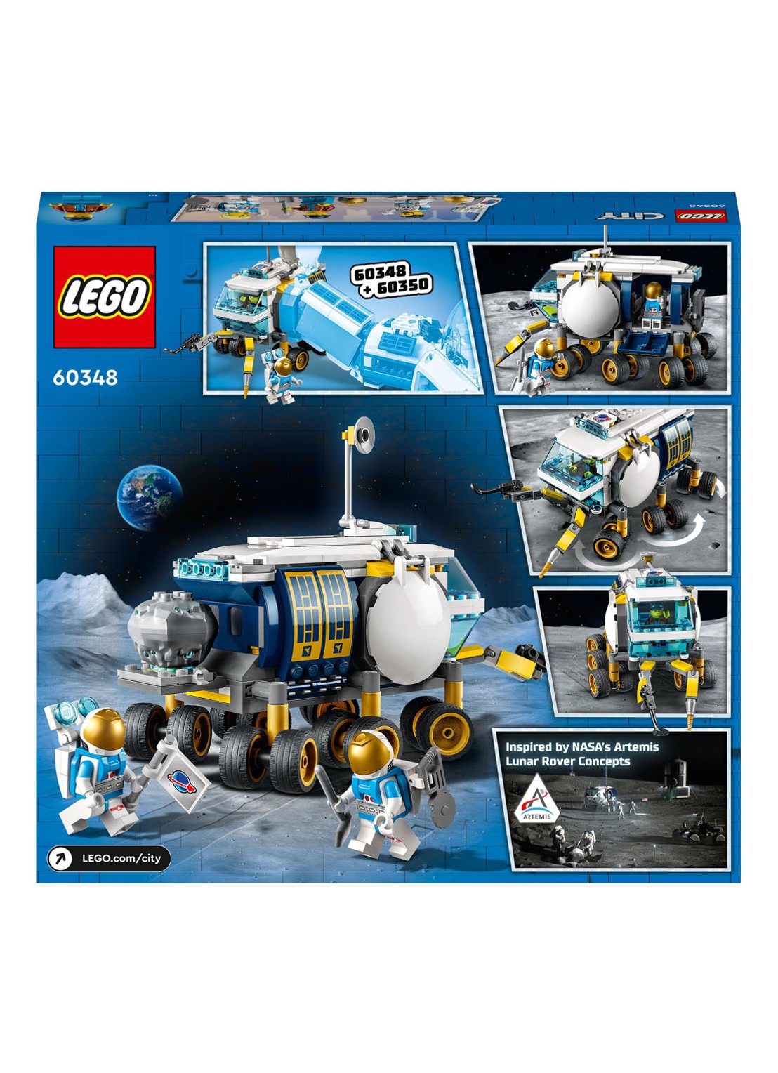 LEGO City maanwagen Ruimteset - 60348 - detail 5 multicolor